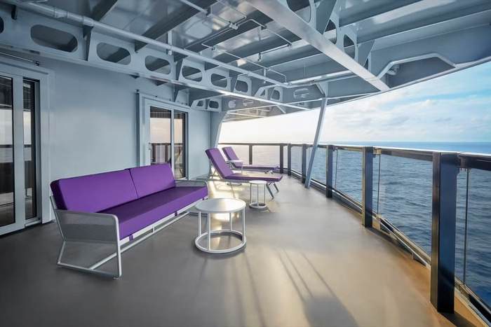 Virgin Voyages Brilliant Lady Cheeky Corner-Suite Balcony 1 ©Virgin Voyages.jpg